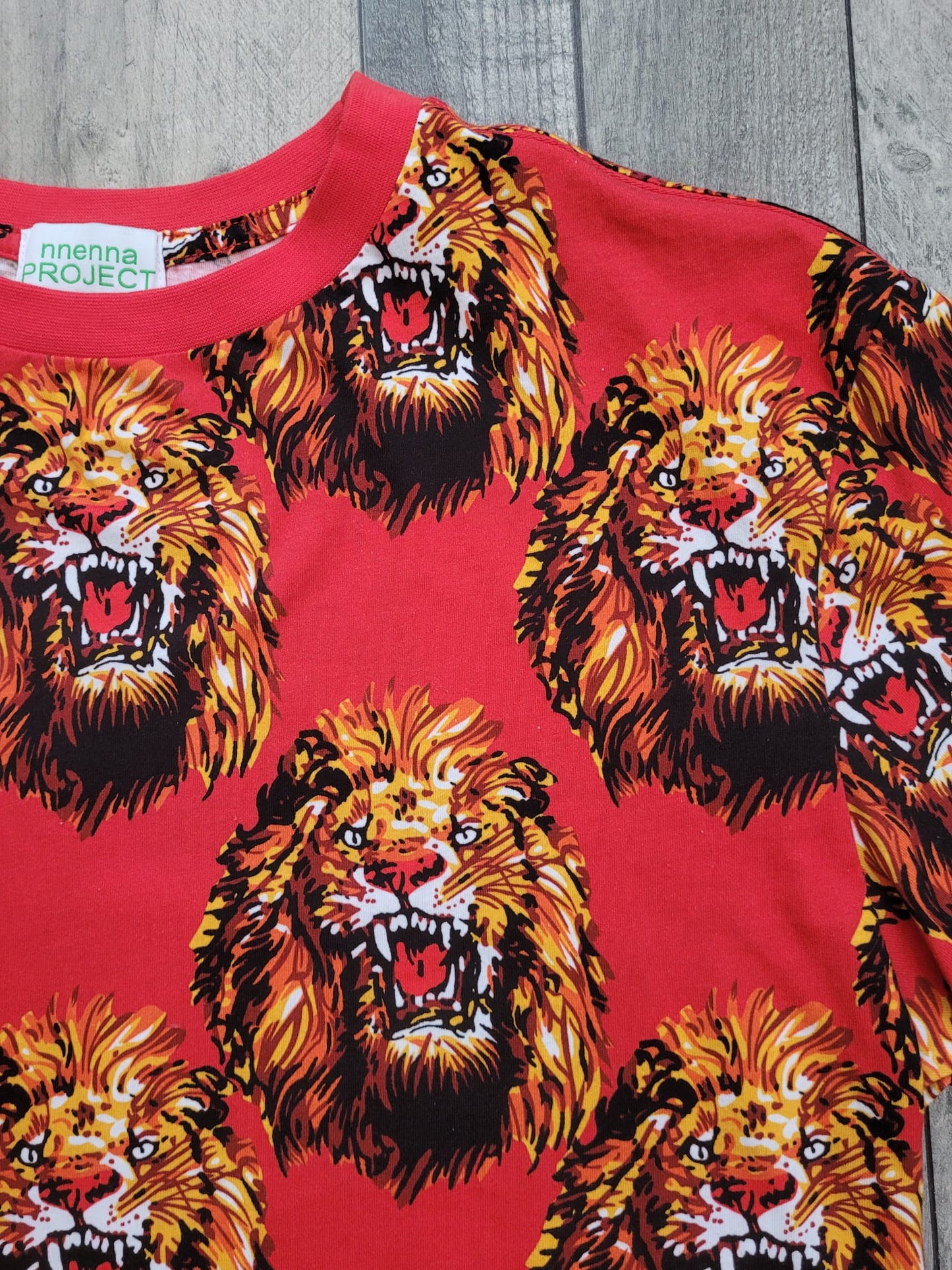 African Isi Agu T-shirt RED